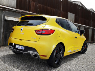 Картинка автомобили renault clio r s 200 au-spec желтый