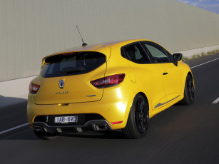 Картинка автомобили renault clio r s 200 au-spec желтый