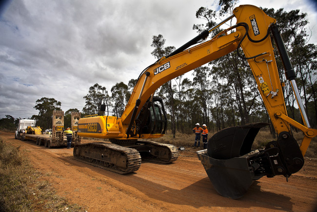 Обои картинки фото jcb js290 excavator, техника, экскаваторы, экскаватор, гусеничный, самоходный