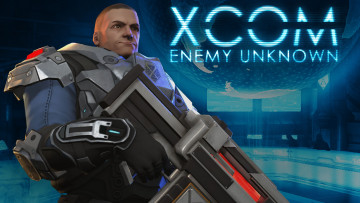обоя xcom,  enemy unknown, видео игры, steam, игра, солдат, оружие, надпись, heavy, unknown, enemy