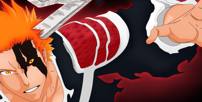 Обои картинки фото аниме, bleach, kurosaki, ichigo