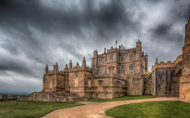 Обои картинки фото bolsover castle, города, замки англии, замок