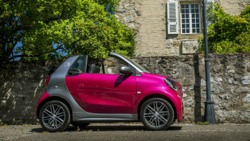 обоя smart fortwo cabrio electric drive 2018, автомобили, smart, 2018, drive, cabrio, electric, two, for