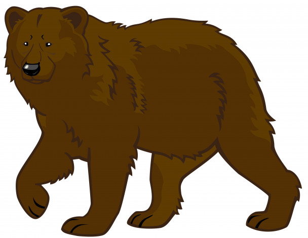 Обои картинки фото векторная графика, животные , animals, фон, медведь