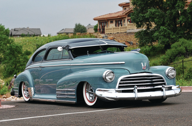 Обои картинки фото 1946-chevrolet-fleetline, автомобили, custom classic car, chevrolet