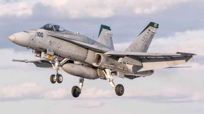 Обои картинки фото авиация, боевые самолёты, mcdonnell, douglas, fa-18, hornet