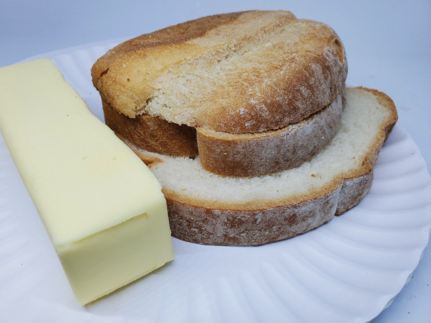 Обои картинки фото еда, хлеб,  выпечка, масло