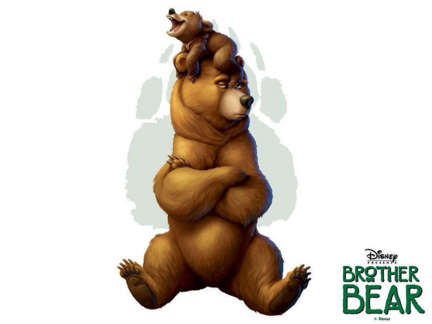 Обои картинки фото мультфильмы, brother, bear