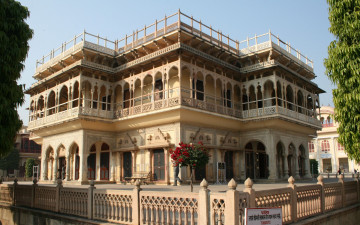 Картинка palace jaipur города дворцы замки крепости индия