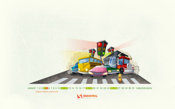 Картинка календари рисованные векторная графика автомобили