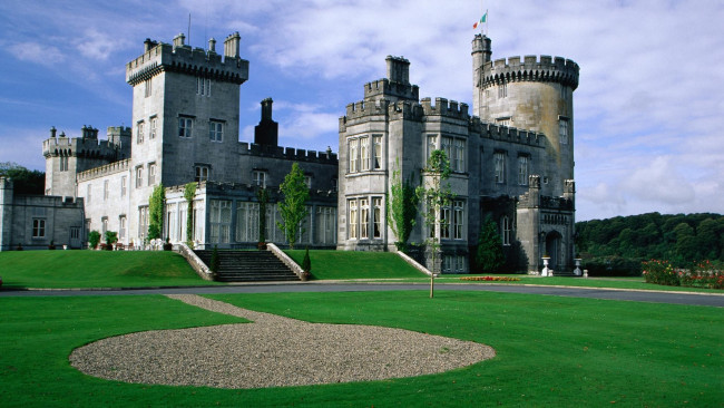 Обои картинки фото замок, города, дворцы, замки, крепости, ирландия, клэр, графство, dromoland castle, ireland