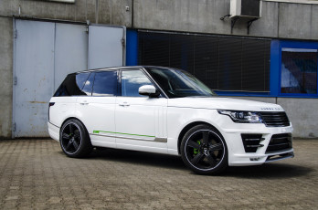 обоя 2014 lumma design clr sr , land rover range rover vogue, автомобили, land-rover, белый, тюнинг, vogue, range, rover, lumma, land