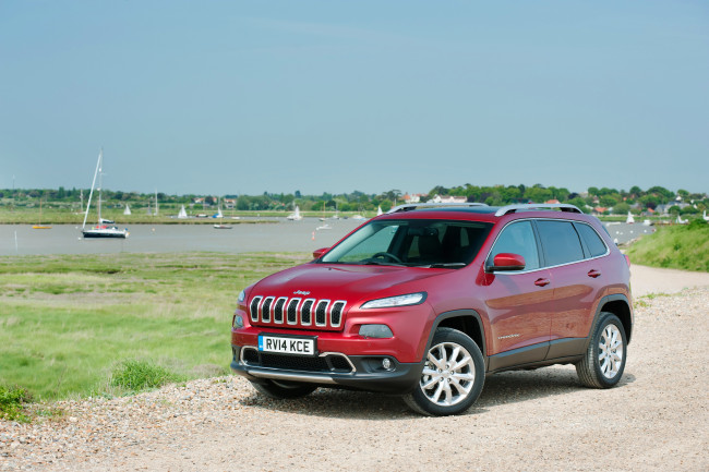 Обои картинки фото 2014 jeep cherokee, автомобили, jeep, металлик, красный, cherokee