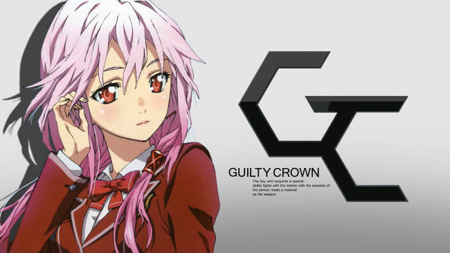 Обои картинки фото аниме, guilty crown, девушка, yuzuriha, inori, инори