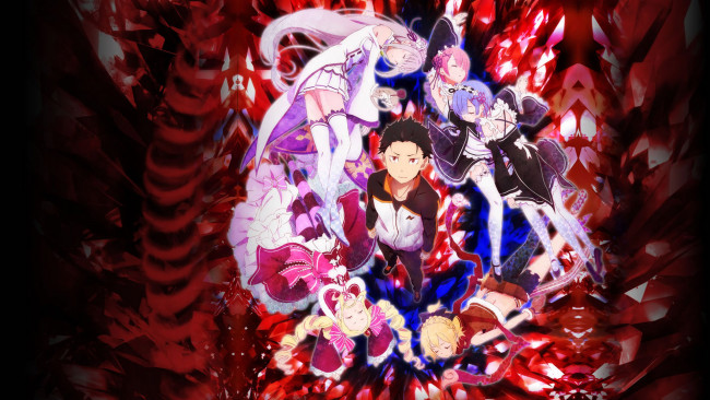 Обои картинки фото аниме, re,  zero kara hajimeru isekai seikatsu, субару, персонажи