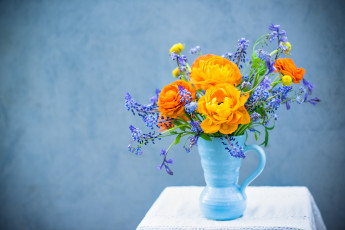 Картинка цветы букеты +композиции ваза разные букет