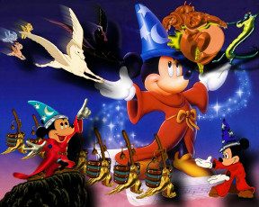 обоя мультфильмы, disney, mickey, mouse