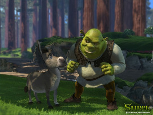 обоя мультфильмы, shrek