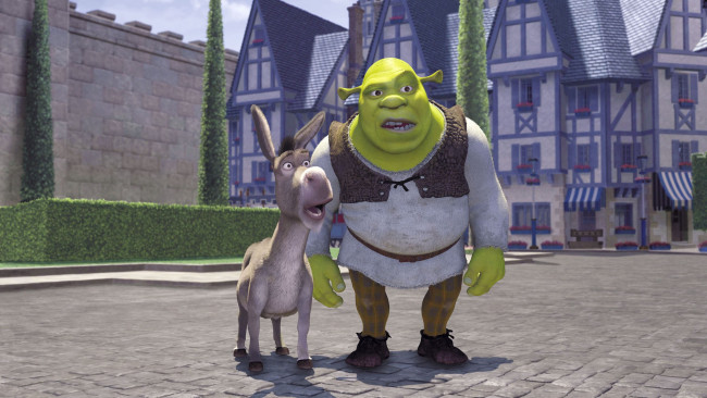 Обои картинки фото мультфильмы, shrek