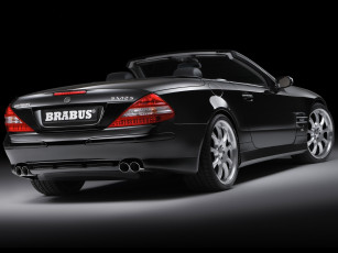 обоя 2006, brabus, sv12, biturbo, roadster, mercedes, benz, sl, class, автомобили