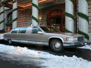 Картинка cadillac limousine автомобили