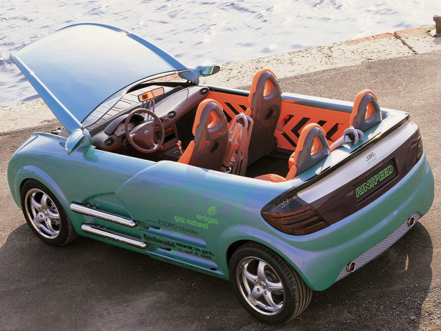 Обои картинки фото 2002, rinspeed, presto, four, seater, автомобили
