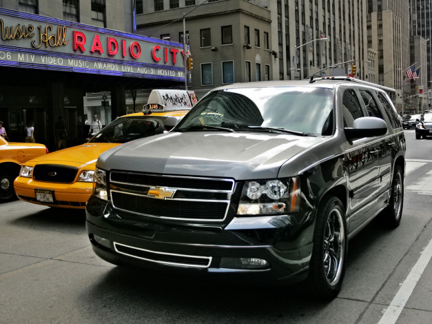 Обои картинки фото 2007, chevrolet, tahoe, concept, by, chip, foose, автомобили