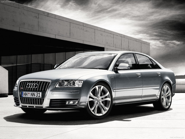 Обои картинки фото audi, s8, 2008, автомобили