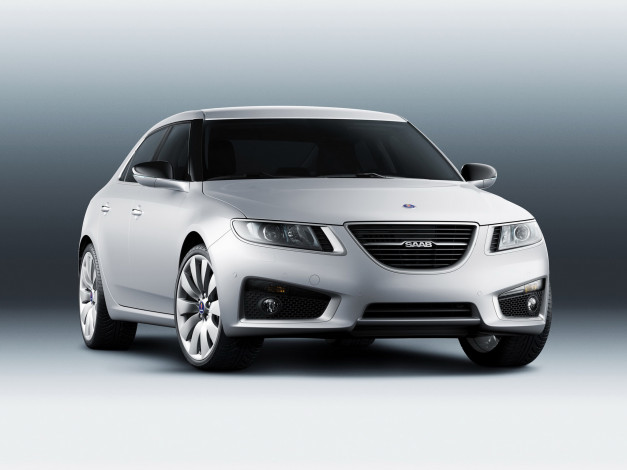 Обои картинки фото saab, sedan, 2010, автомобили