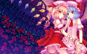 Картинка аниме touhou фландр и ремилия скарлет