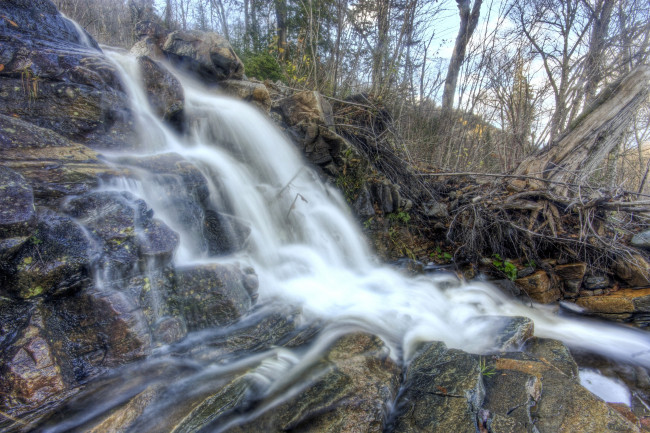 Обои картинки фото природа, водопады, пена, камни, поток, вода