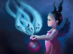 Картинка фэнтези призраки девочка