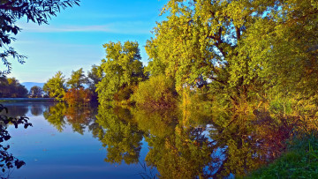 Картинка природа реки озера отражение