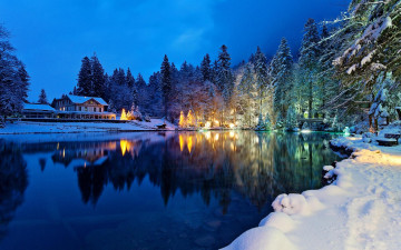 Картинка города -+пейзажи switzlerland kander valley зима швейцария кандер-вэлли