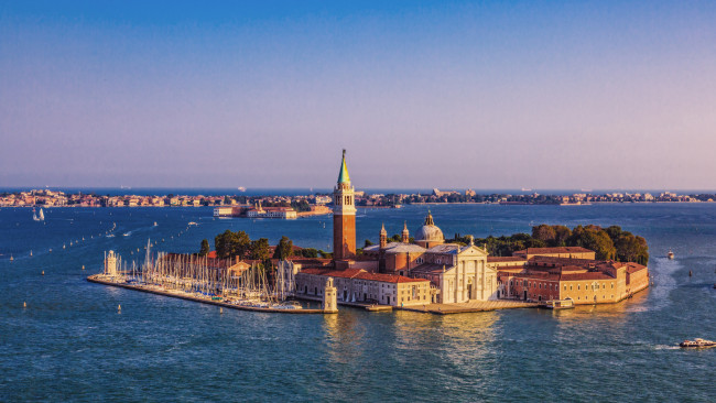 Обои картинки фото san giorgio maggiore, города, венеция , италия, простор