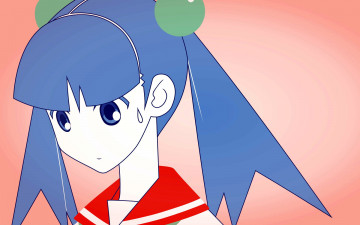 Картинка аниме sayonara+zetsubo+sensei девочка хвостики лицо