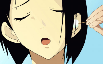 Картинка аниме sayonara+zetsubo+sensei девушка лицо уши