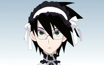Картинка аниме sayonara+zetsubo+sensei лицо очки чепчик
