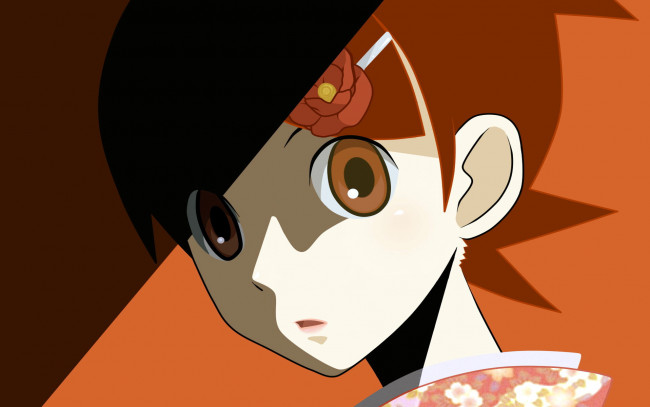 Обои картинки фото аниме, sayonara zetsubo sensei, девочка, заколка, лицо