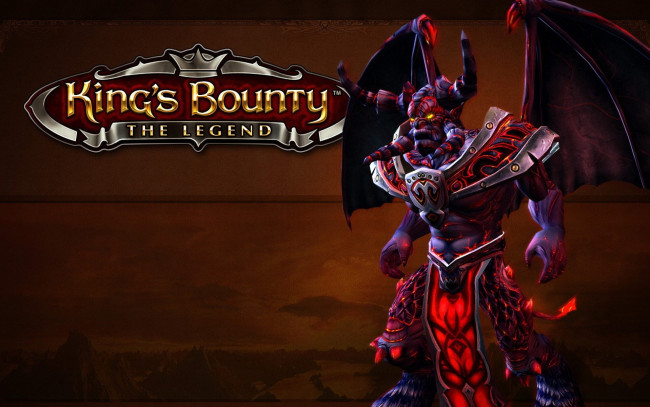 Обои картинки фото видео игры, king`s bounty,  the legend, крылья, демон