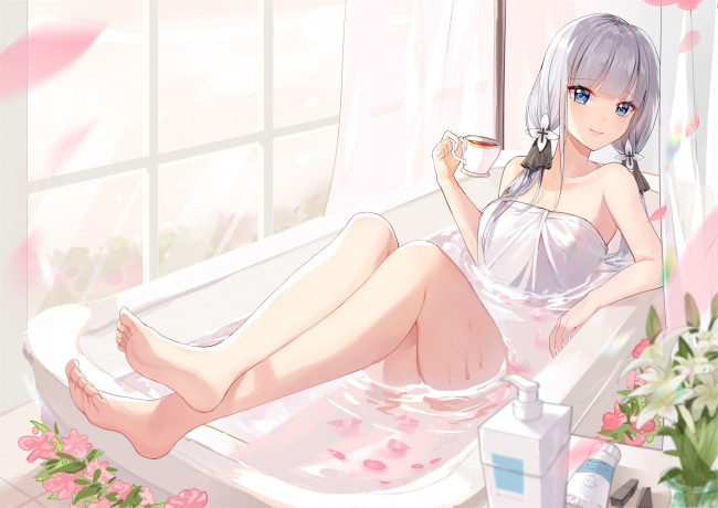 Обои картинки фото аниме, azur lane, azur, lane