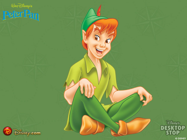 Обои картинки фото мультфильмы, peter, pan