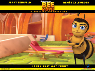 обоя мультфильмы, bee, movie