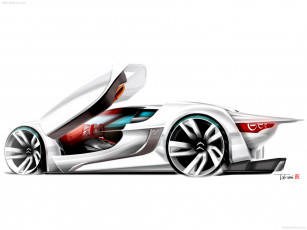 обоя citroen, gt, concept, 2008, автомобили, рисованные