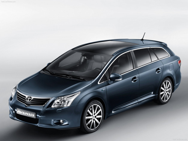 Обои картинки фото toyota, avensis, tourer, 2009, автомобили