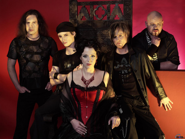 Обои картинки фото музыка, xandria, metal, band