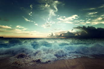 обоя природа, моря, океаны, волны, море, шторм, небо, побережье