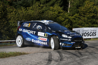 обоя спорт, авторалли, wrc, rs, fiesta, ford, гонка, синий, 2014г