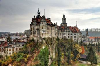 обоя sigmaringen castle, города, замки германии, замок
