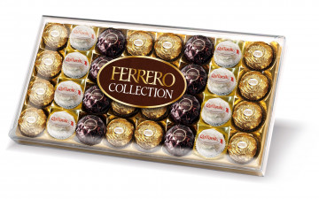 Картинка бренды ferrero+rocher коробка конфеты ассорти